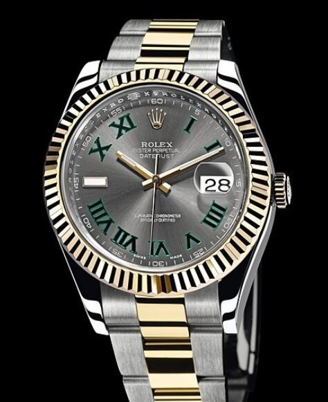 Rolex Replica Watch Oyster Perpetual Datejust II Rolesor 116333-72213 Yellow Rolesor - Roman Numerals